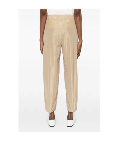 Herno Polyester Drawstring-fastening Trousers In Neutral