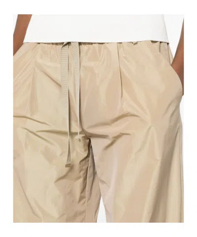 Herno Polyester Drawstring-fastening Trousers In Neutral