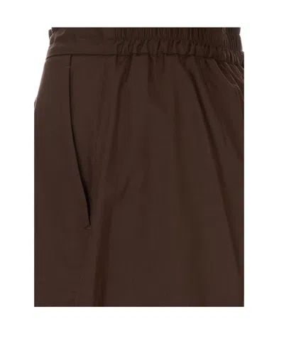 P.a.r.o.s.h . Drawstring Shorts In Brown