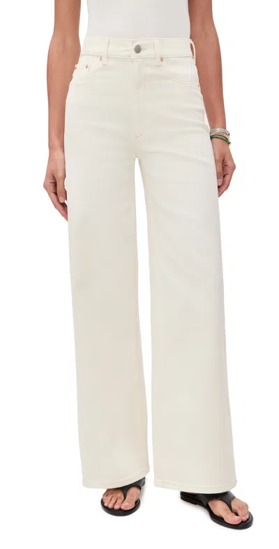 Dl1961 Hepburn 27 Jeans Eggshell In White