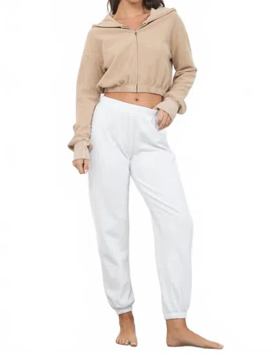 Lamade Classic Sweat Pant In White In White
