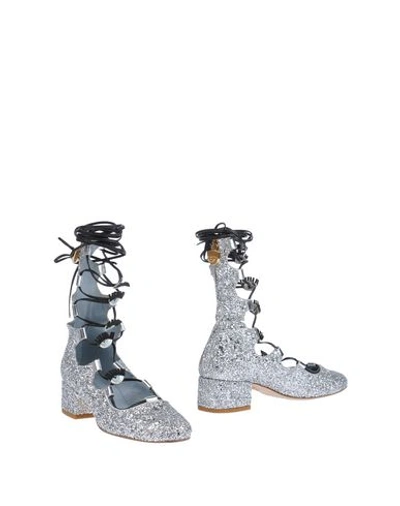 Chiara Ferragni Ankle Boot In Silver