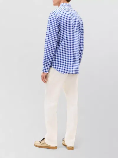 Tommy Hilfiger Gingham Check Shirt Button Down Collar In Multi