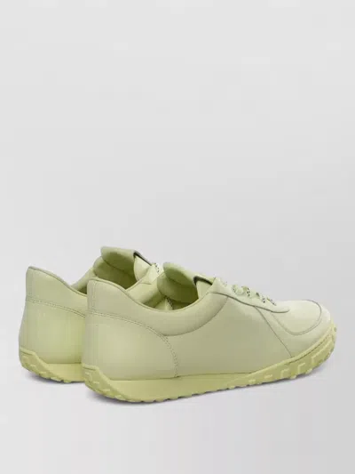Givenchy Glide Runner Low Top Leather Sneakers In Green