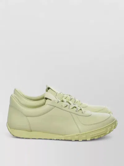 Givenchy Glide Runner Low Top Leather Sneakers In Green
