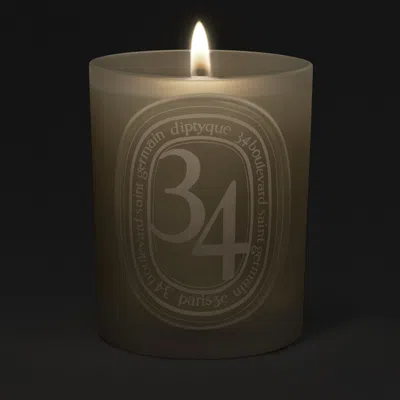 Diptyque 34 Boulevard Saint Germain Medium Candle 10.6 Oz. In Yellow