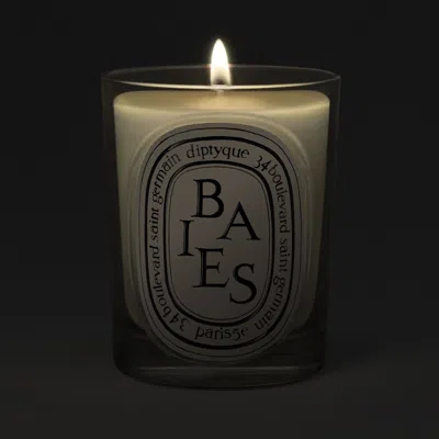 Diptyque Mini Candle Baies 70g In White