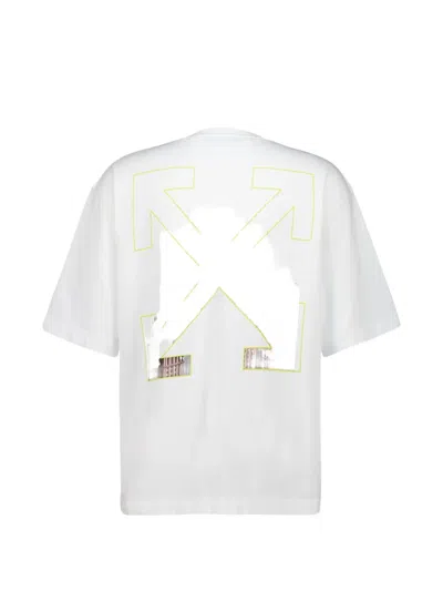 Off-white Arrows-print Logo-patch T-shirt In Multi