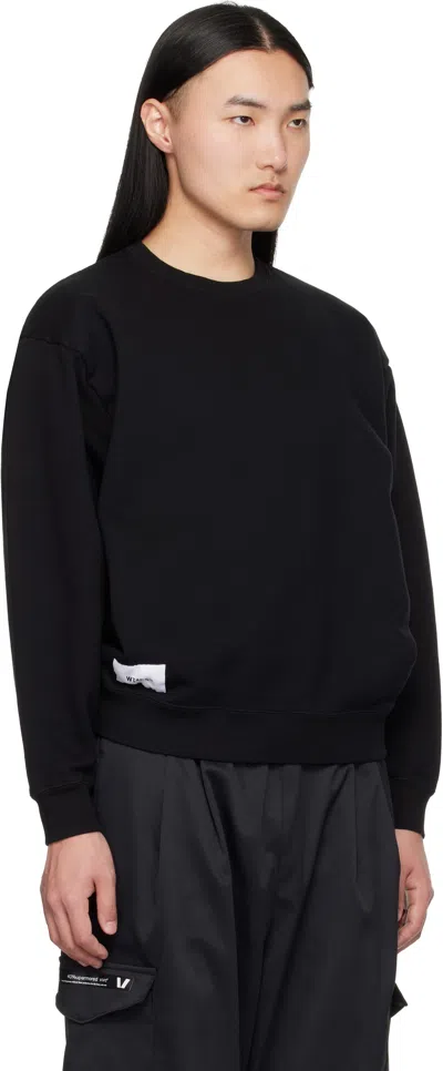 Wtaps Black Sign-yd Sweatshirt In Black