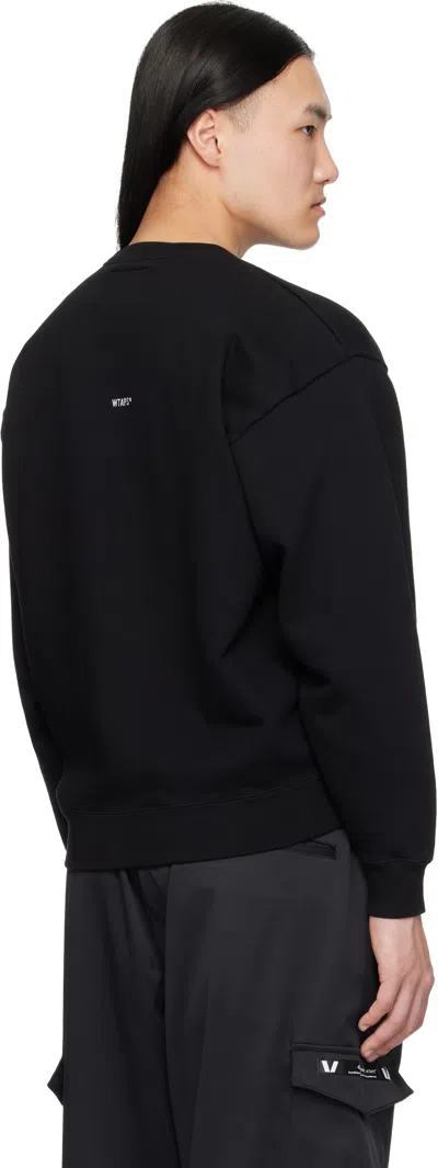 Wtaps Black Sign-yd Sweatshirt In Black