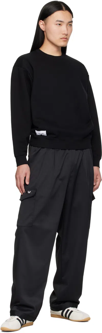 Wtaps Black Sign-yd Sweatshirt In Black
