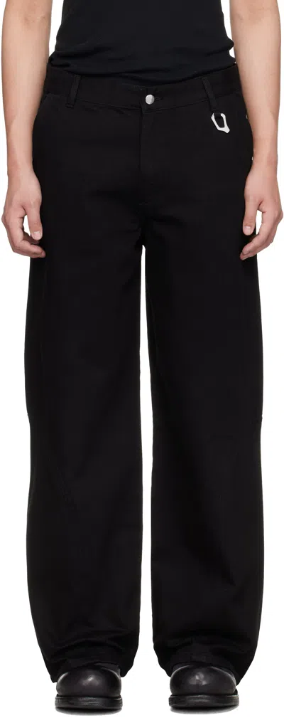 Heliot Emil Basalt Belt Loop Jeans In Black