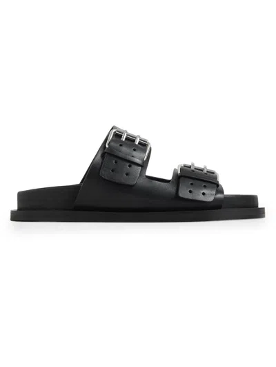 A.emery A. Emery Leon Sandals Vintage Forest In Black