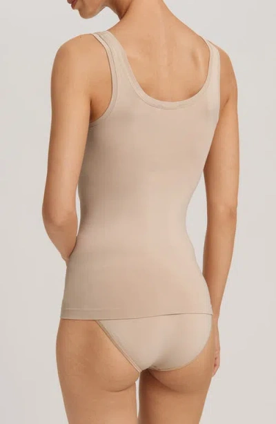 Hanro Touch Feeling Tank In Brown