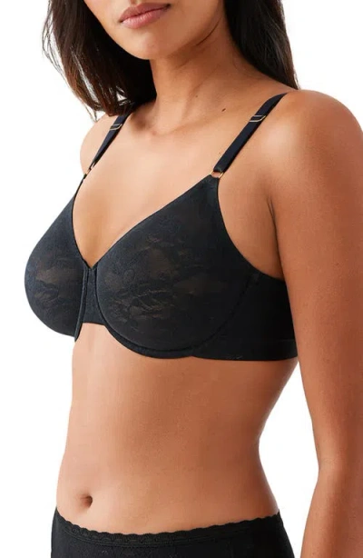 Wacoal High Profile Underwire Unlined Bra In Black