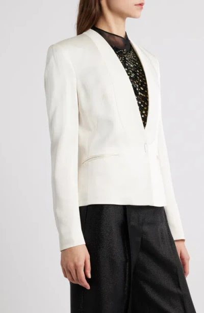 Hugo Boss Boss Jia One-button Blazer In White