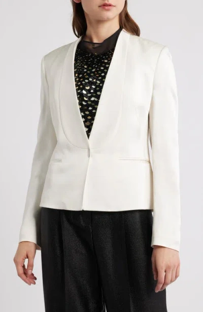 Hugo Boss Boss Jia One-button Blazer In White