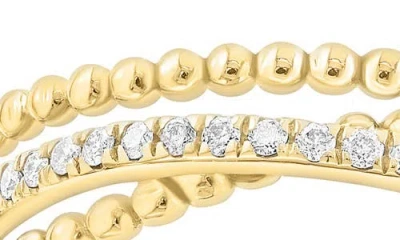 Effy Diamond Crossover Ring In Red