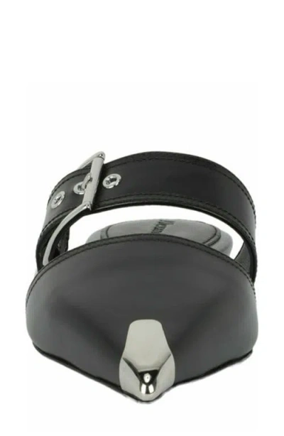 Alexander Mcqueen Mule Punk In Black