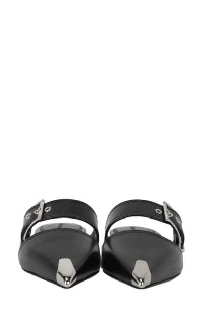 Alexander Mcqueen Mule Punk In Black