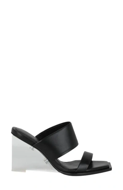 Alexander Mcqueen Leather Sandal In Black