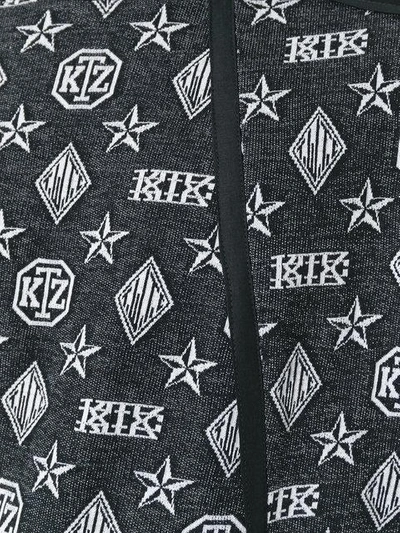 Shop Ktz Monogram Sweatshirt In Black