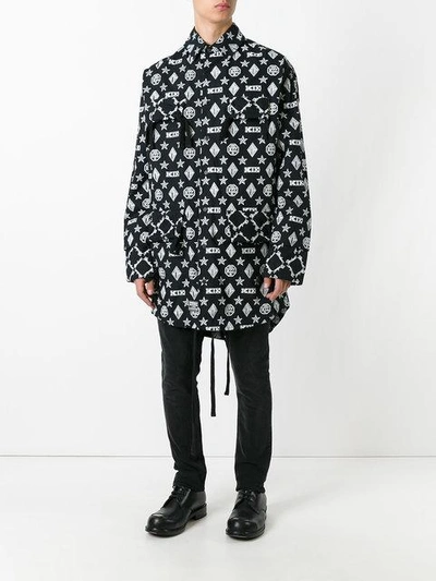 Shop Ktz Monogram Shirt Jacket