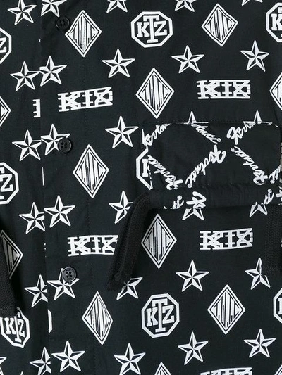 Shop Ktz Monogram Shirt Jacket
