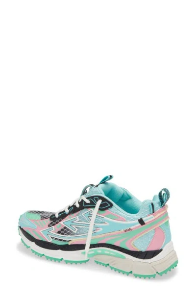 Off-white Multicolor Polyester Athletic Sneakers In Multi