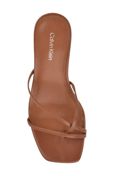 Calvin Klein Axella Toe Loop Sandal In Multi
