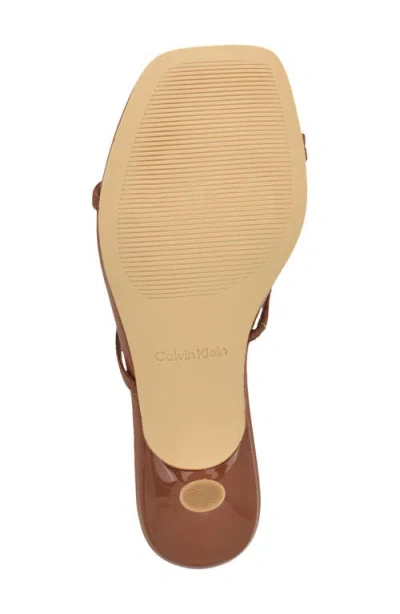 Calvin Klein Axella Toe Loop Sandal In Multi