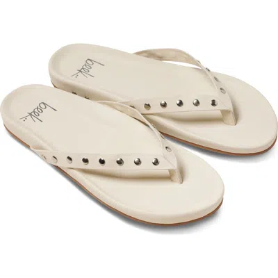Beek Tringa Thong Sandals In Neutral