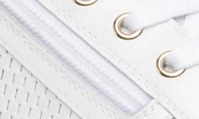 Nerogiardini Perforated Side Zip Sneaker In White