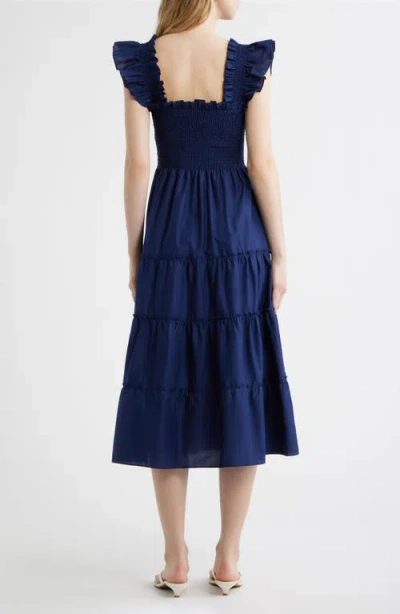 Hill House Home The Maternity Ellie Nap Dress Navy Cotton