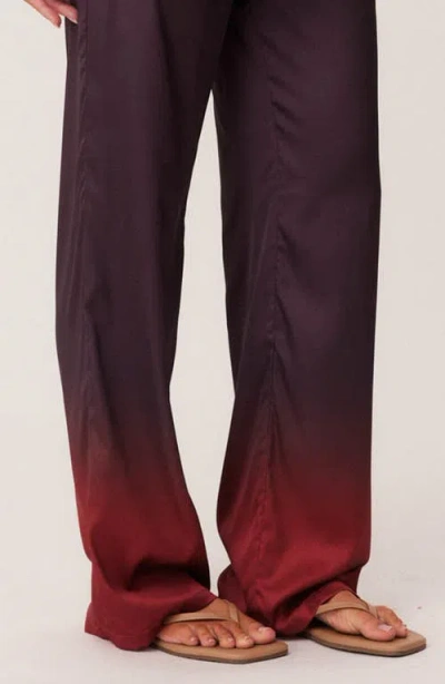 Sndys Amaya Satin Pants In Multi