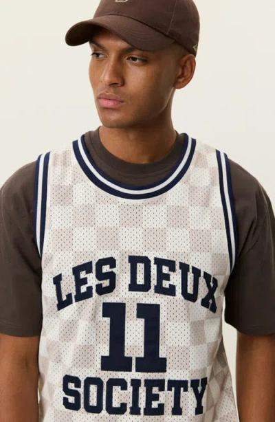 Les Deux Silas Mesh Tank Top In Multi