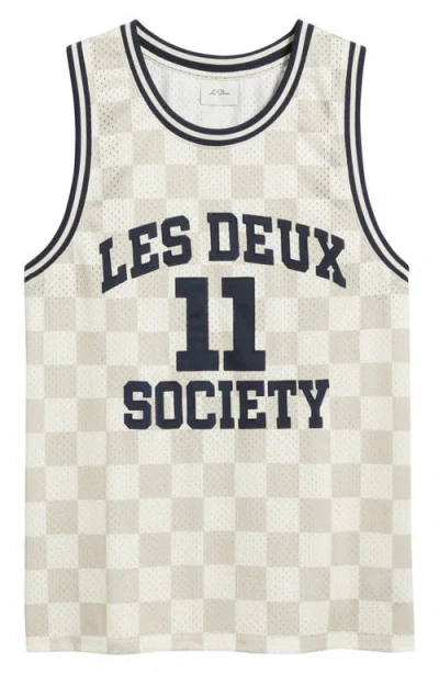 Les Deux Silas Mesh Tank Top In Multi
