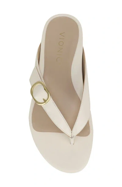 Vionic Ginny Flip Flop In White