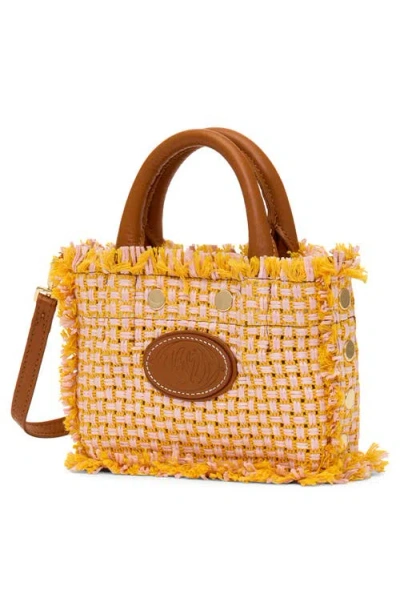 Hammitt Olympia Tote Pink Lemonade Gold Mini In Multi