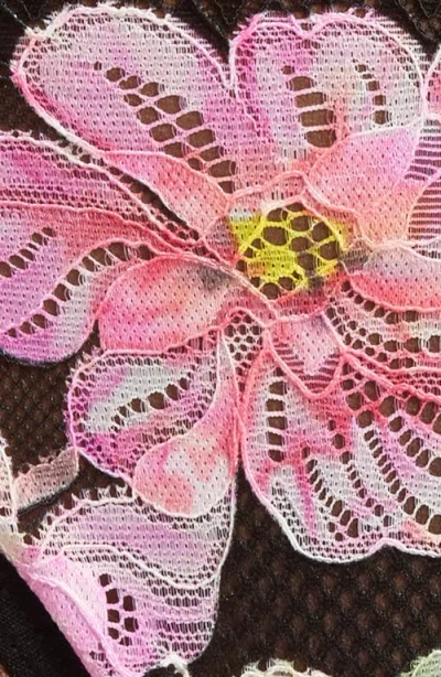 Kilo Brava Floral Embroidered G-string In Multi