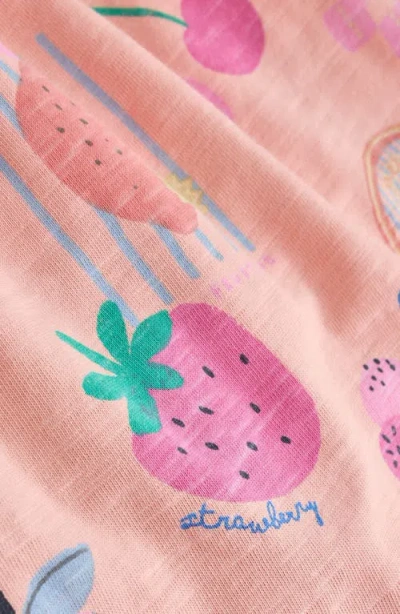Next Fruit Print Romper In Pink