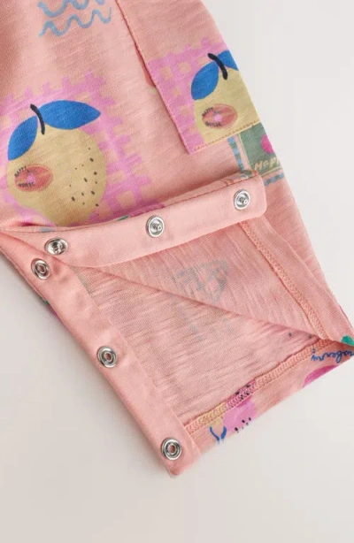 Next Fruit Print Romper In Pink