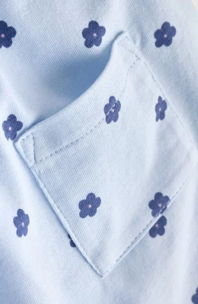 Next Flower Romper & Bodysuit Set In Blue