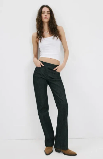 Mango Heel Suede Ankle Boot Medium Brown In Brown