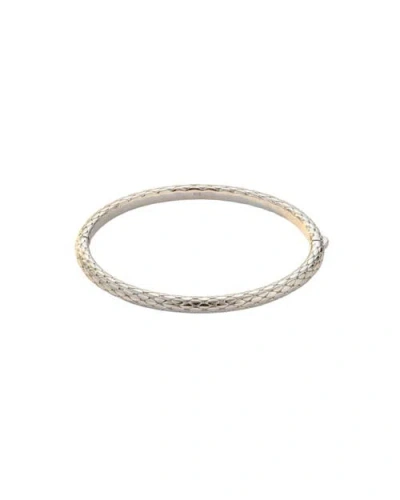 Native Gem Bali Bangle Bracelet In Silver