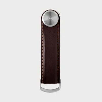 Orbitkey Pro Leather Key Organiser In Brown