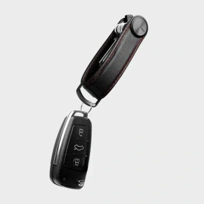 Orbitkey Pro Leather Key Organiser In Black