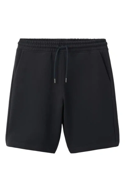 Mango Cotton Drawstring Shorts In Black