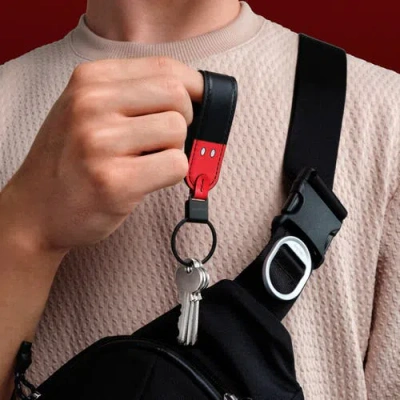 Orbitkey Disney Loop Keychain In Black