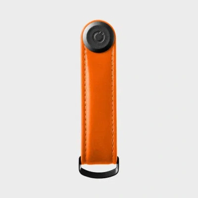 Orbitkey Leather Key Organiser In Orange